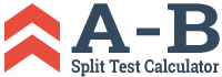 A/B split test calculator